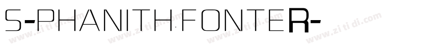 S-PHANITH FONTER字体转换